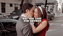 forgotyourcoat:  CHUCK AND BLAIR APPRECIATION WEEK → Day 7: Free choice. “He’s broken, but you love him anyway. Not because you want to fix him, but because he’s the only one who knows you’re just as broken as him.”