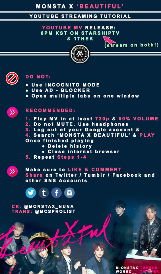 HOW TO STREAM ‘BEAUTIFUL’ MV ON YOUTUBE