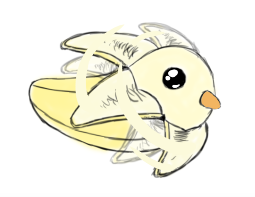 malkavianacts:thepacificparrotlet:imperfectandrecycled:the-dalm:schazardous:birbnanachickita birbnana!!!!thepacificparrotletHow does a birbnana fly, do the peels spin around like a helocopter?New pokemon confirmed