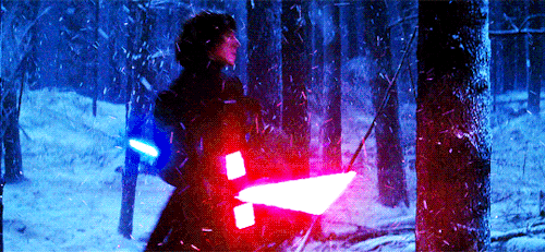 bentages:“His lightsaber fighting style is very aggressive and he cares little about getting hurt in