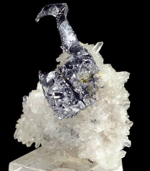 AcanthiteWhile it may surprise you to know that the main ore of silver is the lead sulphide Galena (