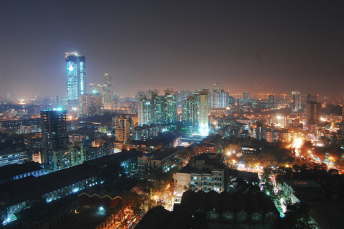 flustered-princess:  Mumbai nights and city lights by [s e l v i n] on Flickr.  Mumbai