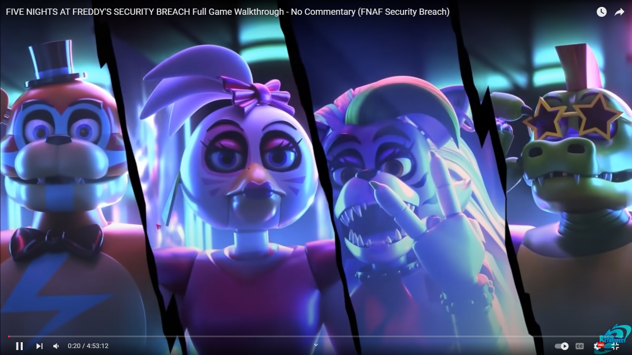 FIVE NIGHTS AT FREDDY'S SECURITY BREACH Full Game Walkthrough - No  Commentary (FNAF Security Breach) 