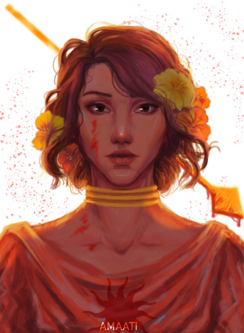 amaati: Elia MartellUnbowed, Unbent, Unbroken.Originally, she was not supposed to have flowers in he