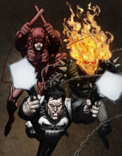 comics-station:    Marvel Knights colored by Niggaz4life   Follow The Best Comics Artwork Blog on Tumblr 