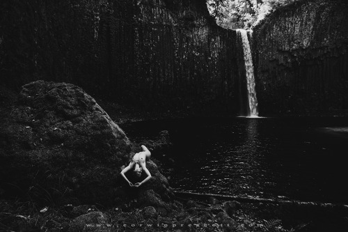 corwinprescott: “Into The Wild”Abiqua Falls, OR 2014Corwin Prescott - Nicole Vaunt - Full series on