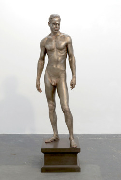 k250966:  Frank Benson. Human Statue (Bronze),