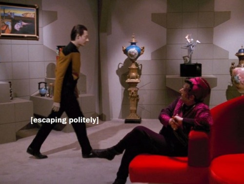 ace-aro-fandroid:He is so polite and preciousFrom Star Trek: The Next Generation, S3 E22 “The Most T