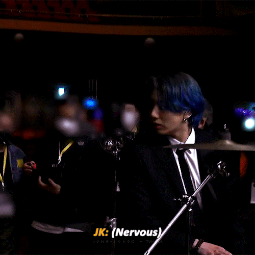 Jungkook Playing The Drums To Dynamite (cr.namuspromised)