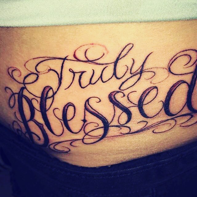 Tattoo Fail ““Trudy Blessed” ”
