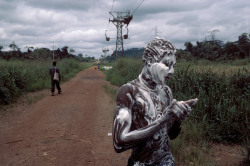 sickpage:  Bruno Barbey  GABON. 1984. A worker