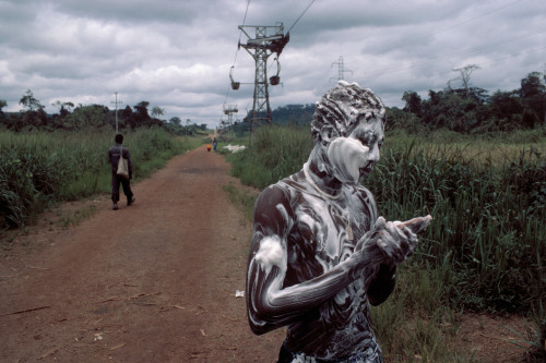 sickpage:  Bruno Barbey  GABON. 1984. A worker adult photos