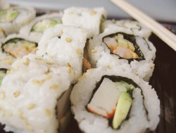 ushii-blog:  sushi (by thatgirlsab) 