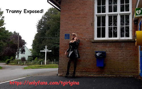 Public flashing tranny video now uploaded to onlyfans.com/tgirlgina Subscription Limite