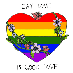 aryson:Gay Love Is Good Love design ( redbubble - stickers and more / my IG )