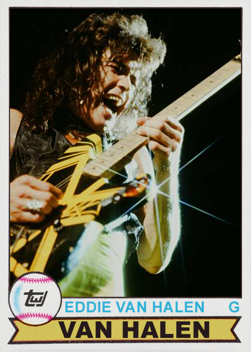 1979 Topps baseball Eddie Van Halen