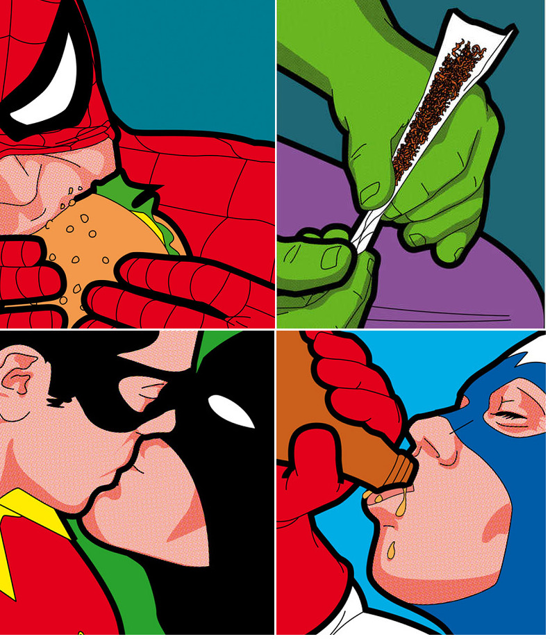 The private lives of superheroes by Greg Guillemin
2nd part