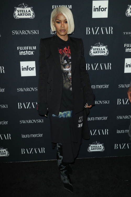 Teyana Taylor attends Harper’s BAZAAR Celebration of ‘ICONS By Carine Roitfeld’ at