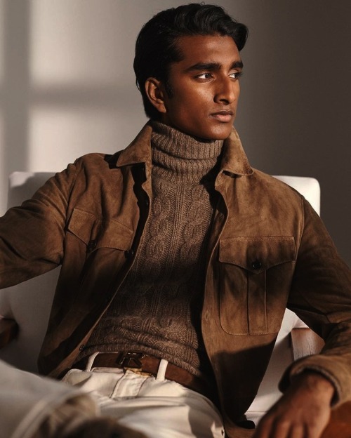 modelsof-color:Jeenu Mahadevan by Hill & Aubrey for Polo Ralph Lauren FW 2019