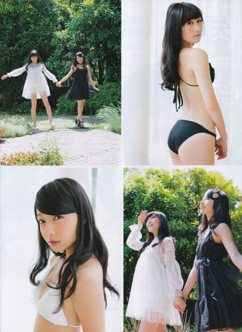 mayuyusuki:  矢倉楓子 X 村瀬紗英 ENTAME 2014.07