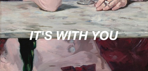 polkadotbikini:  everything i own - the front bottoms + the plum by édouard manet