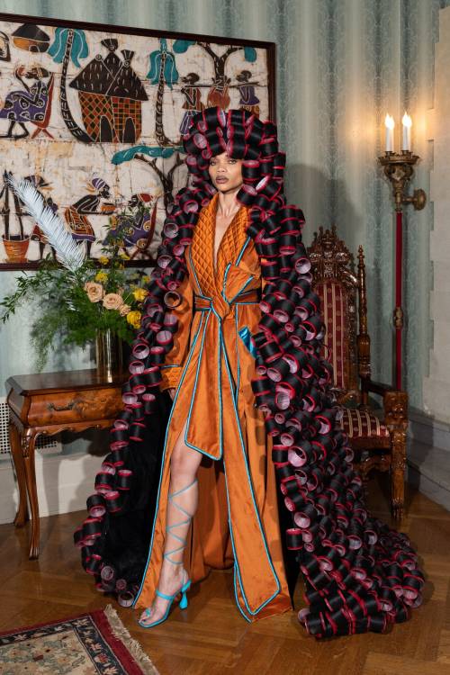 Pyer Moss by Kerby-Jean Raymond, Fall 2021 Couture Credits:Sakinah Bashir - Fashion Editor/StylistJa