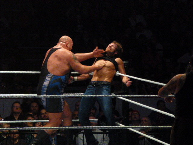 3manbooth:People seem to like our shirtless Dean Ambrose WWE Live photos from the