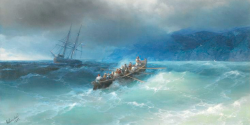 hirohamada:    ART HISTORY MEME; 8 artists:  Ivan Aivazovsky [3/8]       