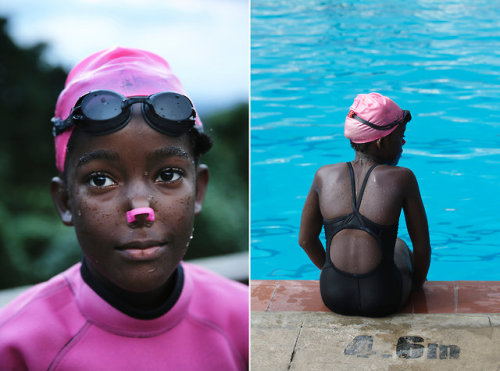 Malin Fezehai’s portraits of Jamaican synchronized swimmers (and aspiring Olympians) for the N