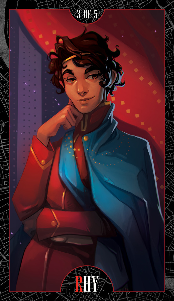 The Full Series Of Shades Of Magic Character Cards Commissioned By @foxandwit! I Posted A Few Here,