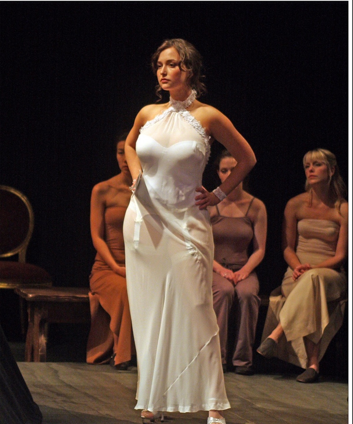 petergriffin19:  Milana Vayntrub in a sheer dress