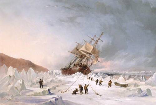 centuriespast: HMS ‘Assistance’ in the IceThomas Sewell Robins (1810–1880)National