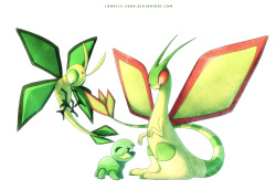 fluma:  Vibrava Trapinch and Flygon 