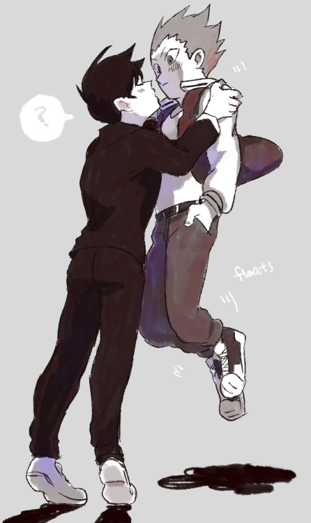 winter-cakes:do you think….. shou just starts floating when they are about to smooch,,,,??????????