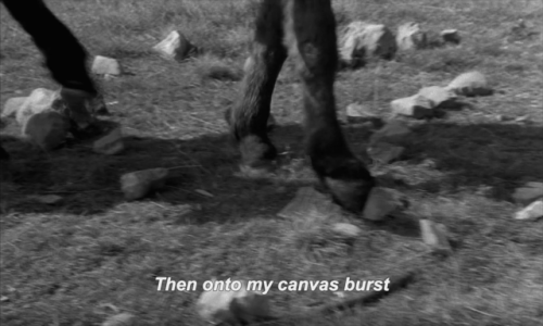 Bresson and his connection to the Modern Abstract Movement  Au Hasard Balthazar (1966)