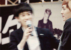  suho: i’m really thankful because he often heals us like a healing unicorn.  