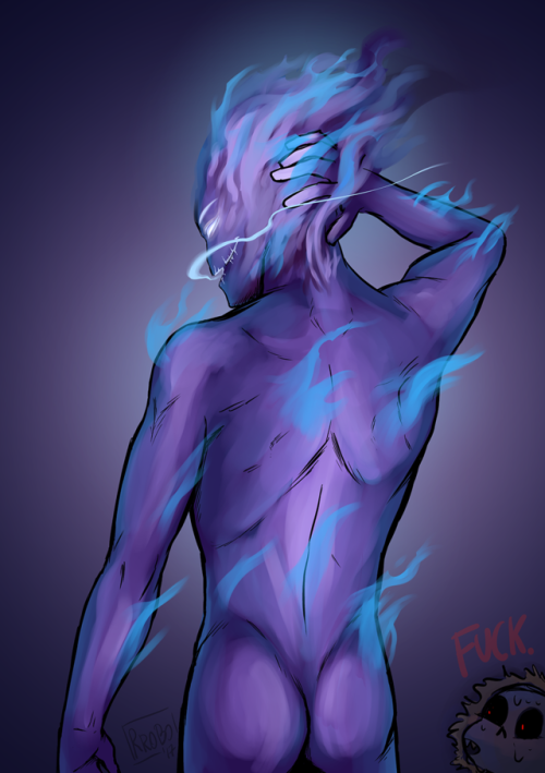 Gaster + “Hot” Stuff *audible Wink*