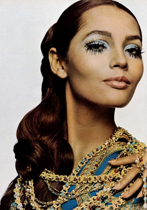 Gian Paolo Barbieri - Barbara Carrera for Borghese (Vogue Italia 1968)