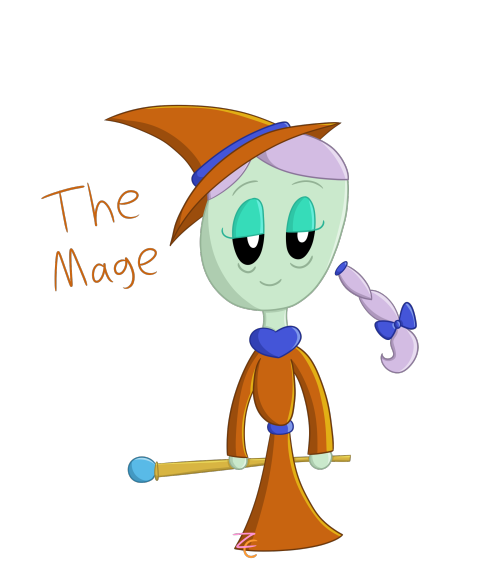 I got the bite to make another Homestar OC, and this idea was really fun in the end. XDThe Mage is b