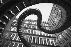 urbanexplorationphotos:  Endless stairs…
