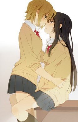 yuri-pics:  K-on! en We Heart It - http://weheartit.com/entry/174278468 