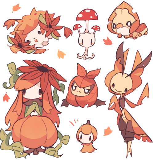 charamells:Some more fall pokemon