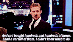 fuckyeahmcgosling:  “Who is this guy? What happened to the girl scouts? Why does he have all the cookies?” [x] 