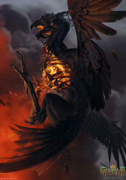 morbidfantasy21:Phoenix – Gwent card concept