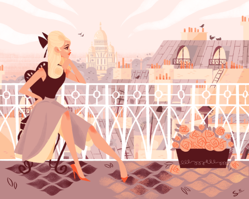 sibyllinesketchblog: “Sacré Coeur” 2015You can purchase prints and other cute stu