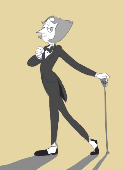 swoocebat:  *‘the entertainer’ plays in the distance* quick pearl doodle 