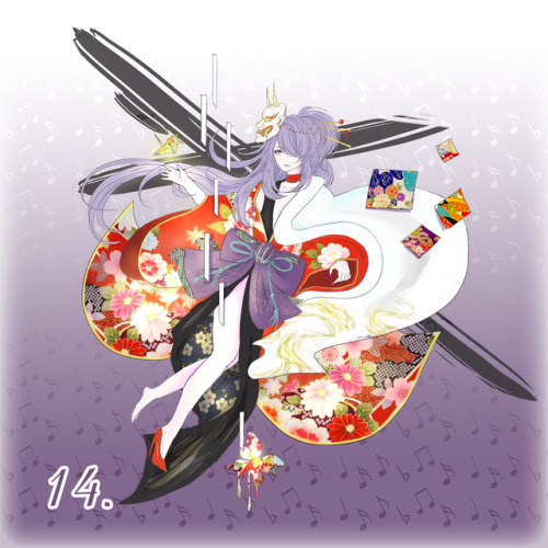 gakucollab: Art Collection Part 2 11. Pirate Gakupo/Craft by Mitsukiven 12. Le rouge est amour by Be