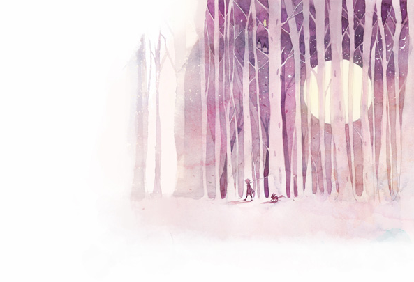 87-mm:  Beautiful The Little Prince illustrations by Kim Min Ji.   