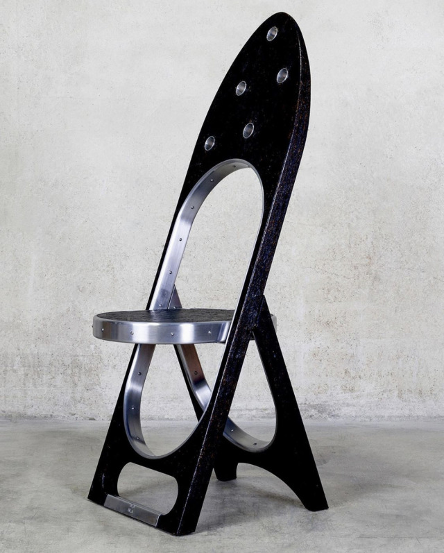 wintercorrybriea:trauma chair by samuel ross for friedman benda art gallery