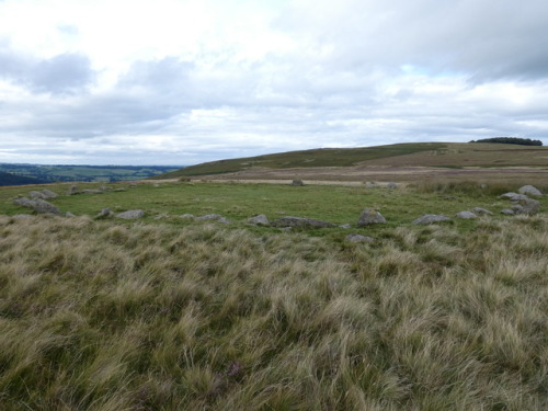 ‘The Cockpit’ Stone Circle, Moor Divock, Cumbria, 27.8.17. This large recumbent stone ci